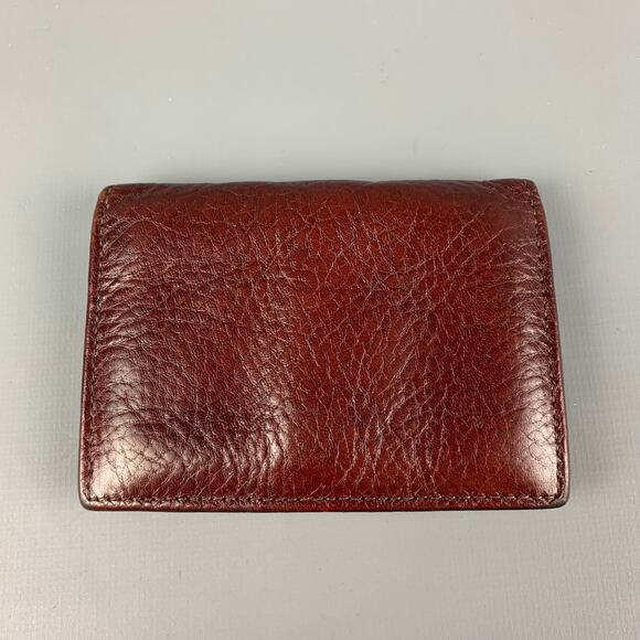 SCULLY Brown Textured Leather Bi-Fold Wallet - Picture 1 of 5